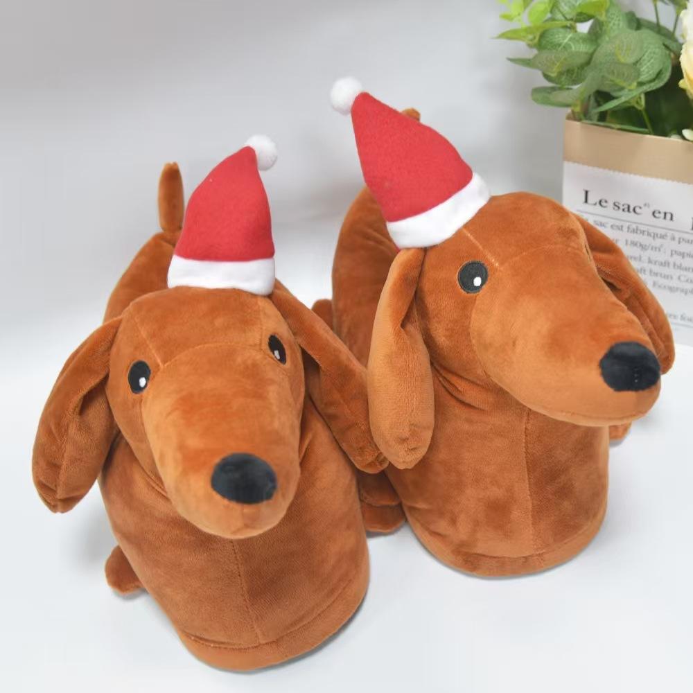 Dachshund plush slippers (4).jpg