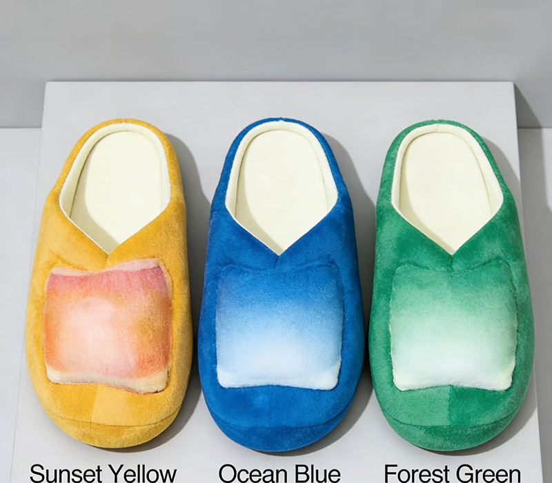 Customizable toe plush slippers (2)