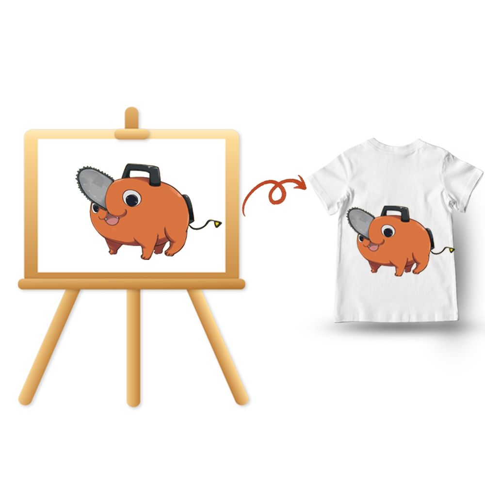 Pochita plush T-shirt