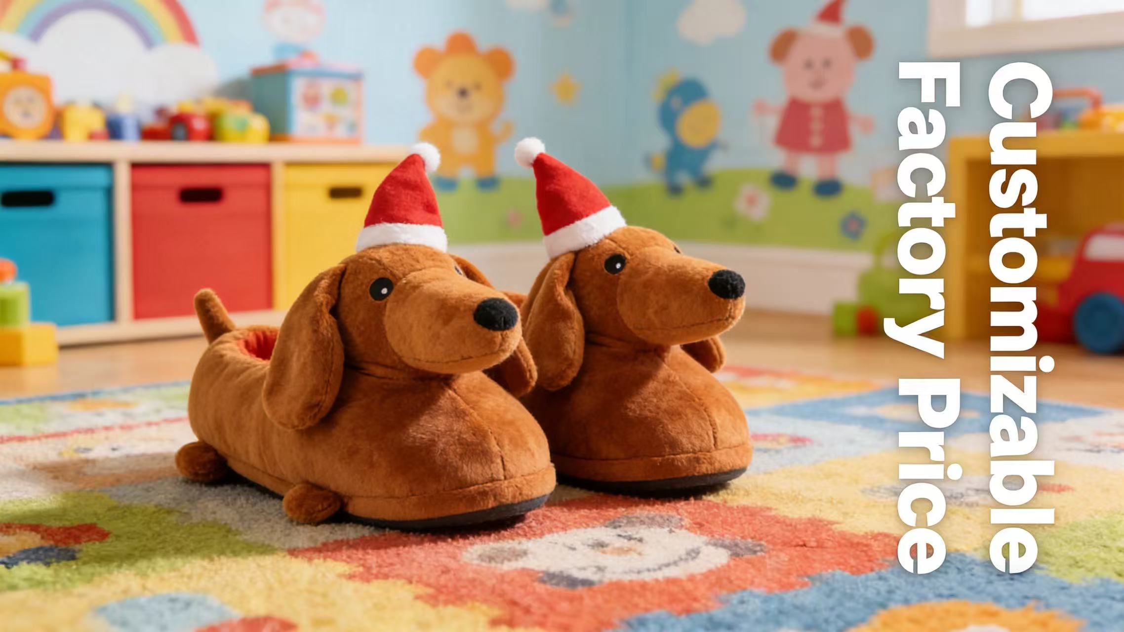 Dachshund Plush Slippers