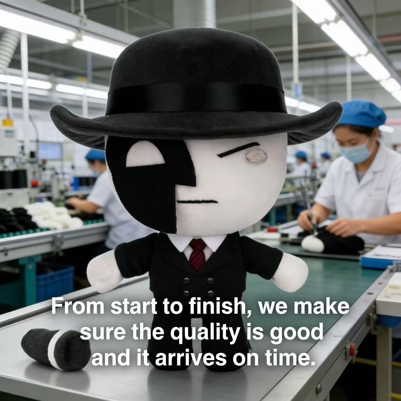 production of Death Artful Plushie