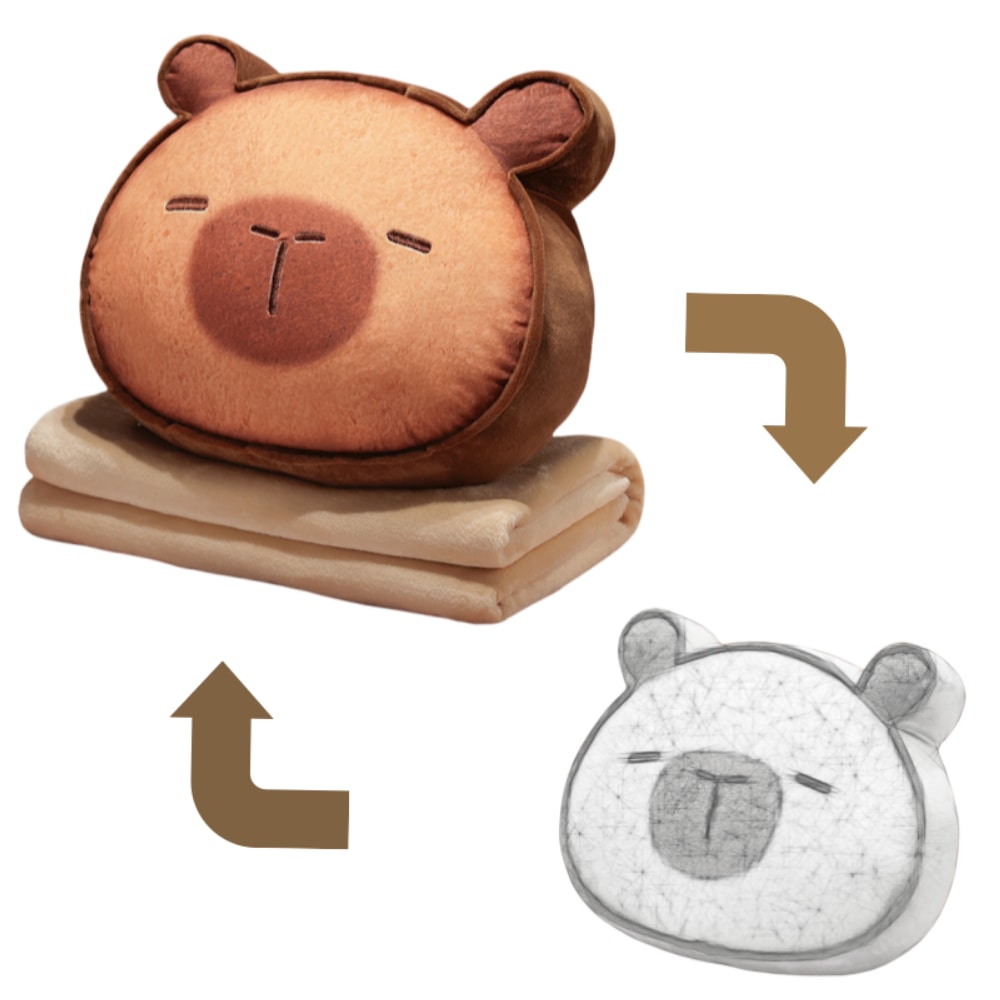 Capybara Promotional Plush Pillow